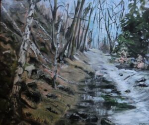 Am Klosterberg II 2013 77x56cm