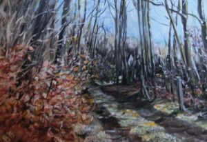 Am Klosterberg I 2013 Acryl 54x54cm