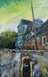 Schmöllner Schloss II 2013 Acryl 76x50cm