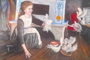 Aschenbrödels Verheißung 2024 Acryl 139x194cm