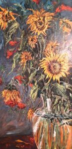 Herbstzeit - Hochzeit 2016 Acryl 120x65cm