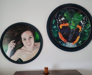 Dyptichon deux sans souci 2022, Acryl 80x100