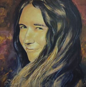 Jann, der Schöne 2025 Acryl 60x60cm